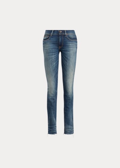 Polo Ralph Lauren Tompkins Skinny Crop Jeans Dame Danmark (VLZOH9320)